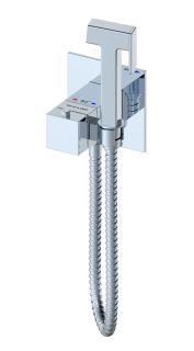 Гигиенический душ со смесителем Wonzon & Woghand WW-88829910-CR с термостатом хром